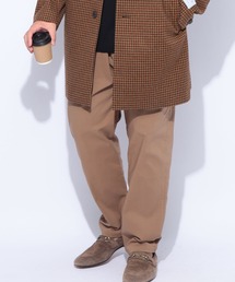 チノパンツ メンズ 大きいサイズ AVTIVE WARM ウエストゴム 裏起毛 ノータック アクティブ B&T CLUB (ビーアンドティークラブ)
