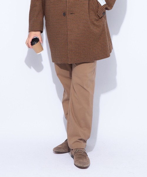 B&T CLUB（ビーティークラブ）の「B＆T CLUB (ビーアンドティークラブ) AVTIVE WARM ウエストゴム 裏起毛 ノータック アクティブ チノパンツ（チノパンツ・メンズ・ネイビー/ベージュ/ブラック・X3(6L～7L)/X2(4L～5L)/X1(3L～4L)）」の7枚目の写真