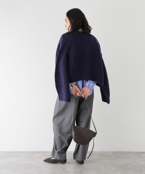 journal standard L'essage（ジャーナルスタンダードレサージュ）の「ウールWタックパンツ（スラックス・レディース・ブラック/グレー・36/38）」の13枚目の写真