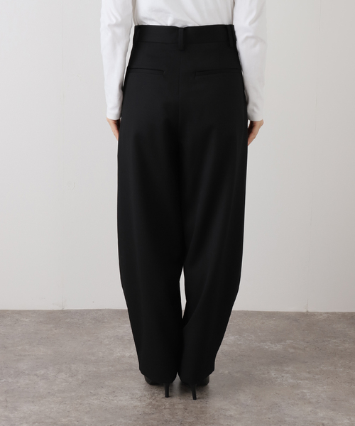 journal standard L'essage（ジャーナルスタンダードレサージュ）の「ウールWタックパンツ（スラックス・レディース・ブラック/グレー・36/38）」の17枚目の写真