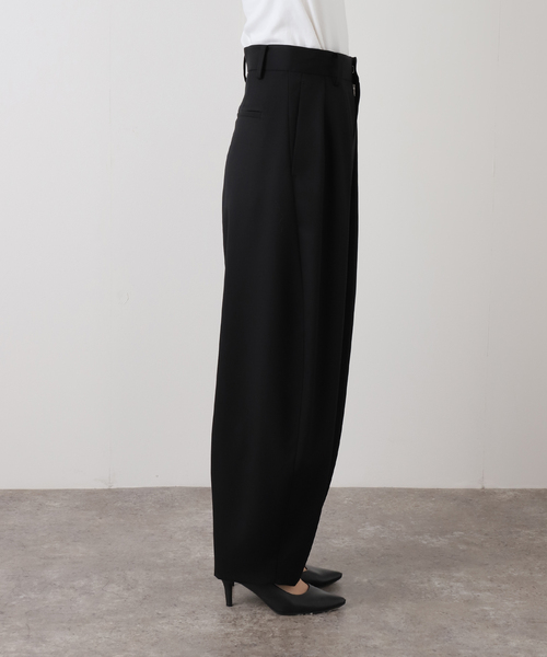 journal standard L'essage（ジャーナルスタンダードレサージュ）の「ウールWタックパンツ（スラックス・レディース・ブラック/グレー・36/38）」の18枚目の写真