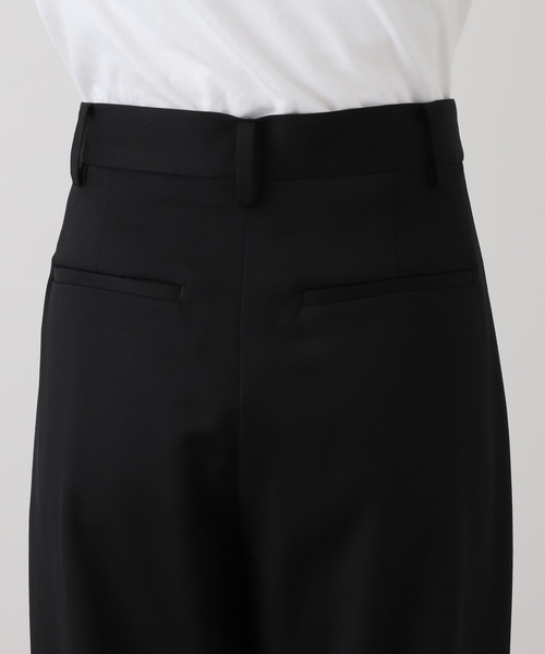 journal standard L'essage（ジャーナルスタンダードレサージュ）の「ウールWタックパンツ（スラックス・レディース・ブラック/グレー・36/38）」の20枚目の写真