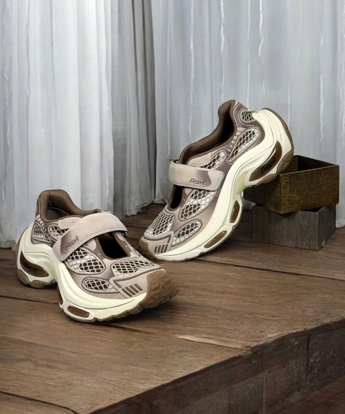 ASH（アッシュ）の「アッシュ【DRAKE】ボリュームメリージェーンスニーカー 厚底 5.5cmヒール（スニーカー・レディース・グレー/ブラウン/ブラック/ホワイト・36/37/38/39/35）」の16枚目の写真