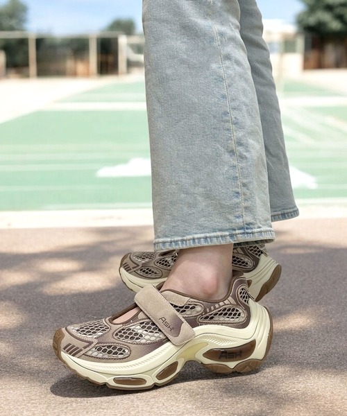 ASH（アッシュ）の「アッシュ【DRAKE】ボリュームメリージェーンスニーカー 厚底 5.5cmヒール（スニーカー・レディース・グレー/ブラウン/ブラック/ホワイト・36/37/38/39/35）」の18枚目の写真