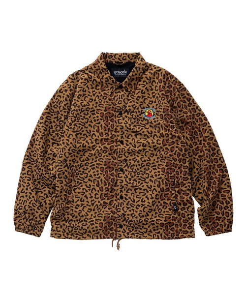 TOY　MACHINE（トイ　マシーン）の「TM LEOPARD COACH JACKET（その他アウター・メンズ・キャメル/グリーン・XL/L/M）」の12枚目の写真