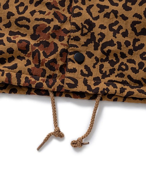 TOY　MACHINE（トイ　マシーン）の「TM LEOPARD COACH JACKET（その他アウター・メンズ・キャメル/グリーン・XL/L/M）」の4枚目の写真