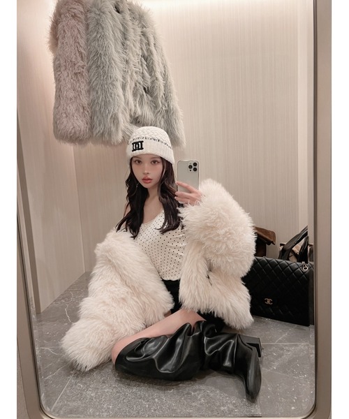 Darich（ダーリッチ）の「ポインテッドドレープロングブーツ（ブーツ・レディース・ブラック・S/M/L/XS/XL）」の6枚目の写真