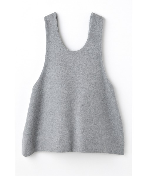WOダブルフェイス Mini DRESS vest（ベスト）｜nagonstans（ナゴ