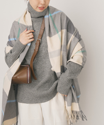ジョシュアエリスCASHMERE CHECK STOLE Joshua Ellis（ジョシュアエリス）の「【Joshua Ellis