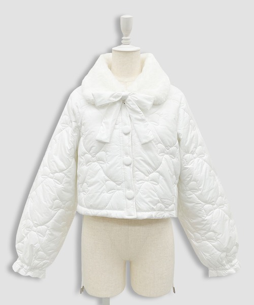 Honey Cinnamon（ハニーシナモン）の「リボンキルティングショート中綿