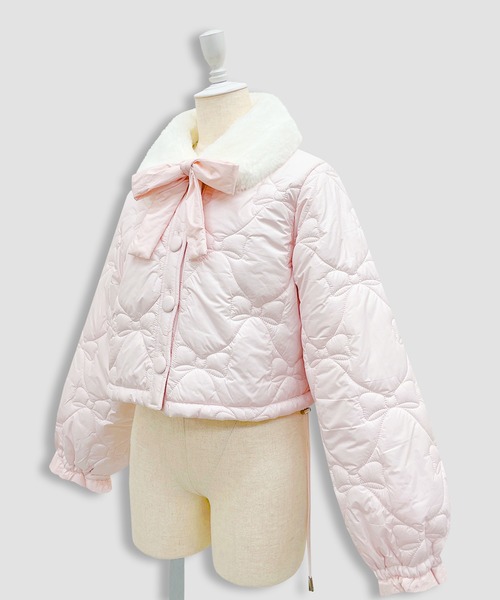 Honey Cinnamon（ハニーシナモン）の「リボンキルティングショート中綿