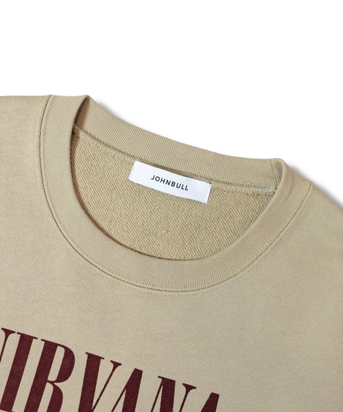 NIRVANA（ニルヴァーナ）の「JOHNBULL- NIRVANA SMILEY SWT（スウェット・メンズ・ブラウン/ベージュ・M/L）」の4枚目の写真
