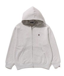 A BATHING APE(アベイシングエイプ)のONE POINT FULL ZIP HOODIE(パーカー)