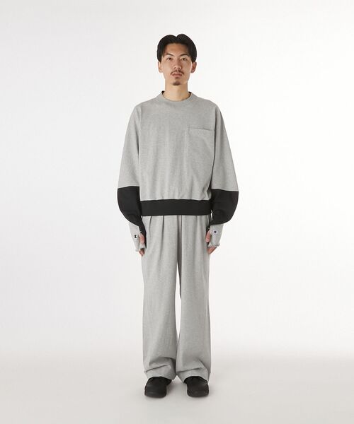 N.HOOLYWOOD（N.ハリウッド）の「LONGSLEEVE T-SHIRT（Tシャツ/カットソー・メンズ・グレー/チャコール・L/M/S）」の13枚目の写真