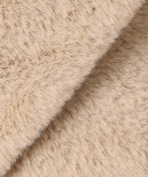 JOURNAL STANDARD（ジャーナルスタンダード）の「《追加2》ダブルフェイスフェザークルーネックベスト（ベスト・レディース・ブラック/ベージュ/ブラウン・FREE）」の10枚目の写真