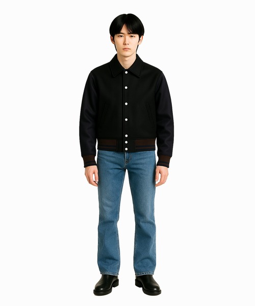 FACTOTUM】 SUPER110`s Melton Stadium blouson（スタジャン