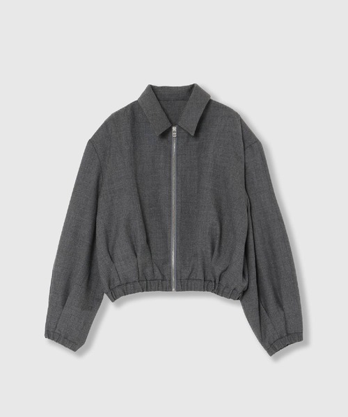 THINGS THAT MATTER（シングス ザット マター）の「DRY WOOL HOODIE JACKET / ドライ ウール フーディー ジャケット（ブルゾン・レディース・グレー・FREE）」の12枚目の写真