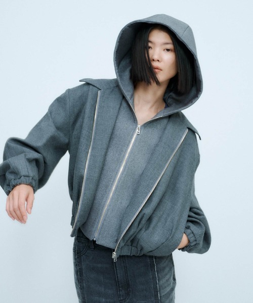 セール】DRY WOOL HOODIE JACKET / ドライ ウール フーディー