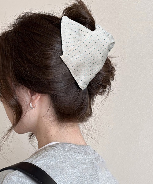 セール】ヘアクリップ大きめアクリルバンスクリップ（バレッタ/ヘア