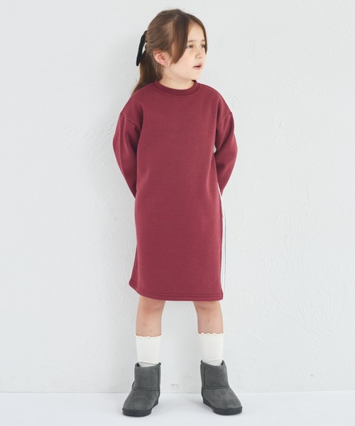 pairmanon（ペアマノン）の「【撥水】ワンポイント刺繍 フェイクムートン ブーツ（ブーツ・キッズ・ピンク/ベージュ/グレー系その他/チャコールグレー・15 /16/17/18/19/20）」の20枚目の写真