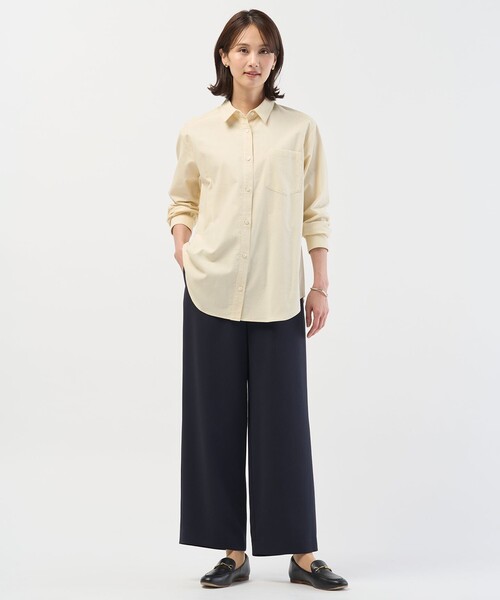 J.PRESS(ジェイプレス)の「スプリングシャツコール コーデュロイ シャツ(シャツ/ブラウス・レディース・ライトグレー系/ピンク系/アイボリー系・F)」の6枚目の写真