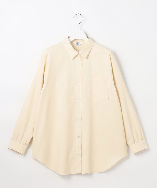 J.PRESS(ジェイプレス)の「スプリングシャツコール コーデュロイ シャツ(シャツ/ブラウス・レディース・ライトグレー系/ピンク系/アイボリー系・F)」の8枚目の写真