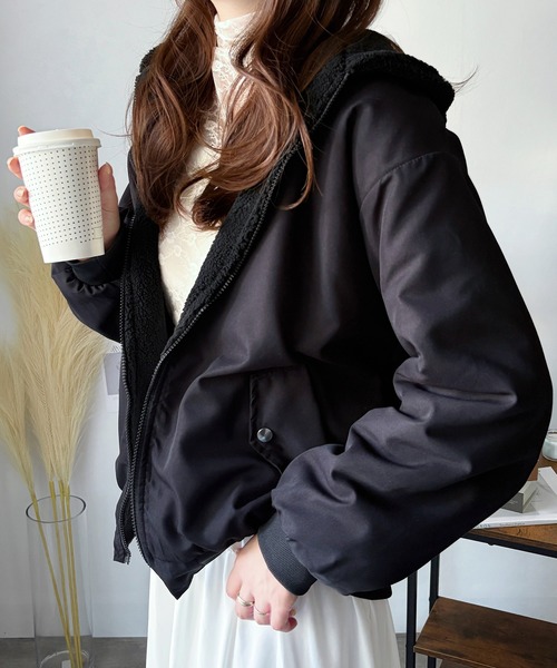 セール】ふわっと羽織って暖かさもスタイルも叶う！ リバーシブル