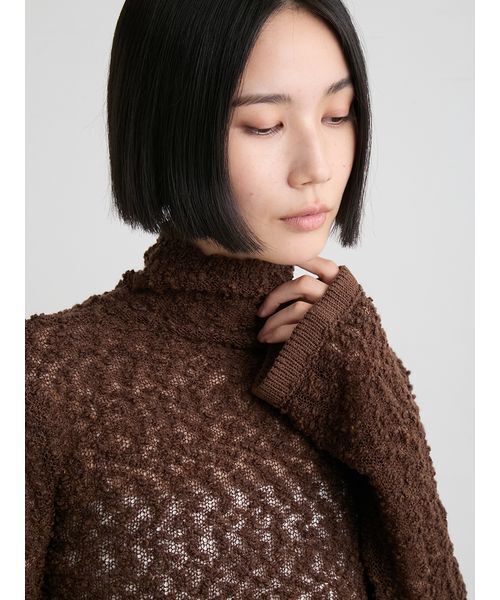 セール】ループヤーンタートルニット（ニット/セーター）｜MIESROHE