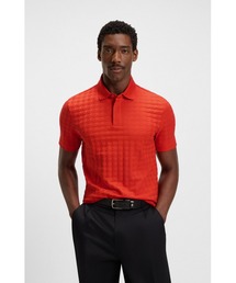 BOSS ブラウンオレンジ ポロシャツ 新品タグ付き BOSS（HUGO BOSS） ポロシャツ Porsche x BOSS アクティブ コットン