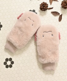 Honeys（ハニーズ）の「【ハニぽか・抗菌防臭・吸湿発熱】フード付アニマル手袋（手袋・レディース）」