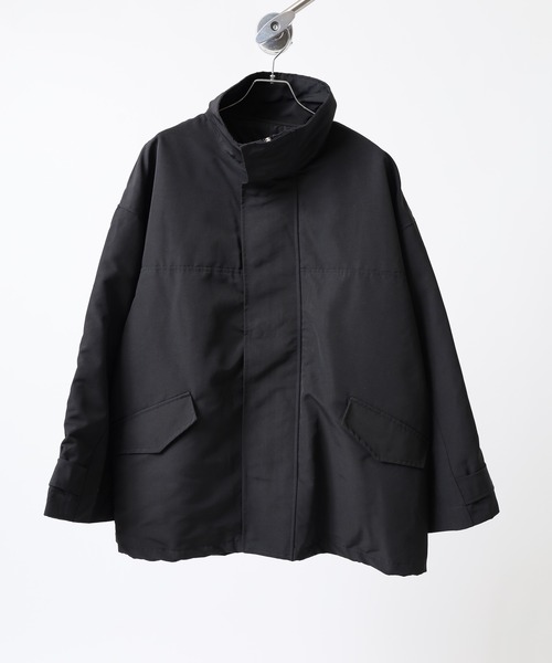 『MHL.』フーディーコート/ライナー取外し/3way/モッズコート/ブラック セール】ライナー付き 3WAYモッズコート unisex（モッズコート