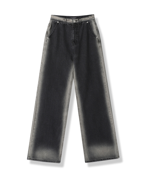 AVANDRESS（アバンドレス ）の「Side-line Wide Pants GREY（デニムパンツ・メンズ・グレー・LARGE/MEDIUM/SMALL/X-LARGE）」の2枚目の写真