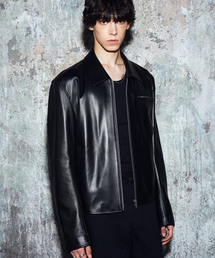 DOFFJASON（ドフジェーソン）の「ラムスキンシングルジャケット（ライダースジャケット）」