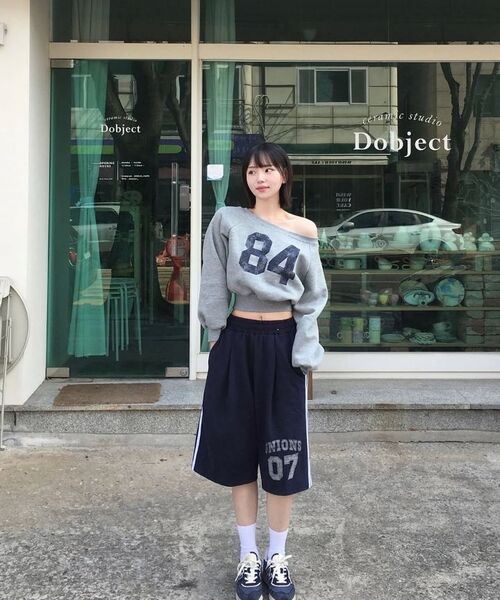 GAKKAI UNIONS(ガッカイユニオンズ)の「ツーラインオールドスクールバミューダショーツベージュ(その他パンツ・レディース・その他・X-LARGE/SMALL/MEDIUM/LARGE)」の8枚目の写真