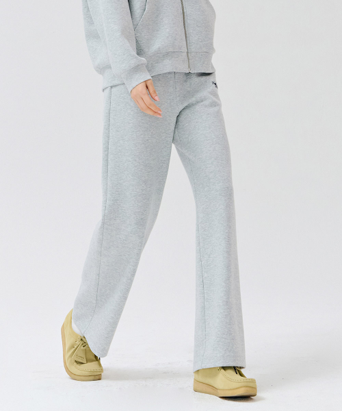 CHASECULT(チェイスカルト)の「レディースワイドウォームアップパンツ-DERG7263B0B(スウェットパンツ・レディース・ライトグレー・67/70/76)」の2枚目の写真