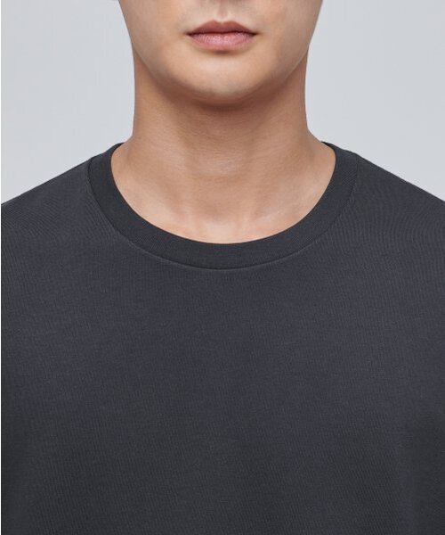 MUSINSA STANDARD（ムシンサスタンダード）の「レイヤードスリーブレストップ_ロング丈 [ダークグレー]（Tシャツ/カットソー・メンズ・その他・X-SMALL/SMALL/MEDIUM/LARGE）」の5枚目の写真