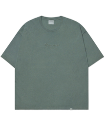 EMBROIDERED LOGO T-SHIRT - HUNTER GREEN