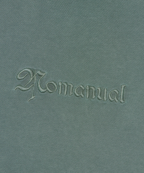 NOMANUAL(NOMANUAL)の「EMBROIDERED LOGO T-SHIRT - HUNTER GREEN(Tシャツ/カットソー・レディース・その他・MEDIUM/LARGE/X-LARGE/SMALL)」の5枚目の写真