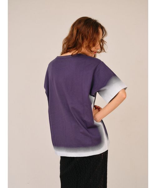 null.（ヌル）の「JUST PARC Tシャツ（Tシャツ/カットソー・レディース・ネイビー/ホワイト・F）」の13枚目の写真