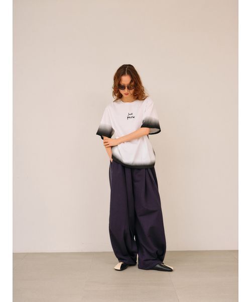 null.（ヌル）の「JUST PARC Tシャツ（Tシャツ/カットソー・レディース・ネイビー/ホワイト・F）」の7枚目の写真