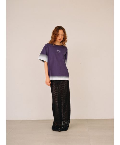 null.（ヌル）の「JUST PARC Tシャツ（Tシャツ/カットソー・レディース・ネイビー/ホワイト・F）」の10枚目の写真