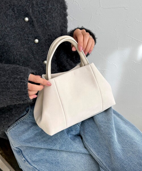 フェイクスエードミニトートバッグ（ショルダーバッグ）｜fredy emue