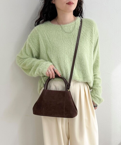 fredyemue☆web限定スエードバッグ美品 fredy emue（フレディエミュ） ショルダーバッグ バッグ 「WEB限定