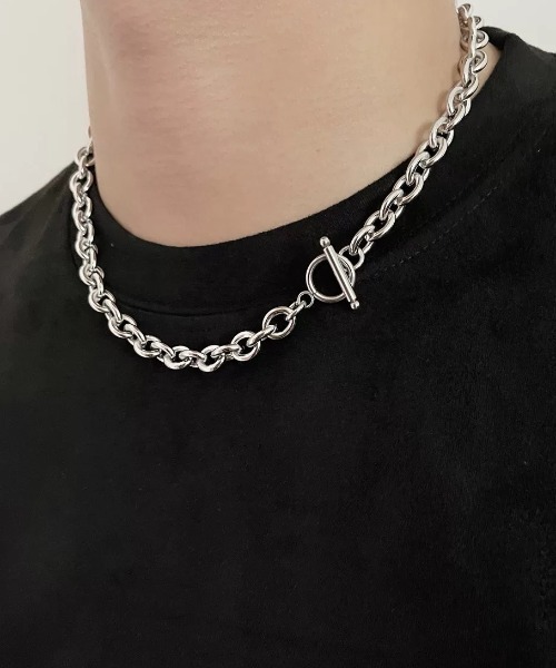 B.R.U（ブル）の「【長さアソート】シルバーマンテルチェーンネックレス（ネックレス・メンズ・シルバー系その他2/シルバー/シルバー系その他・FREE）」の2枚目の写真