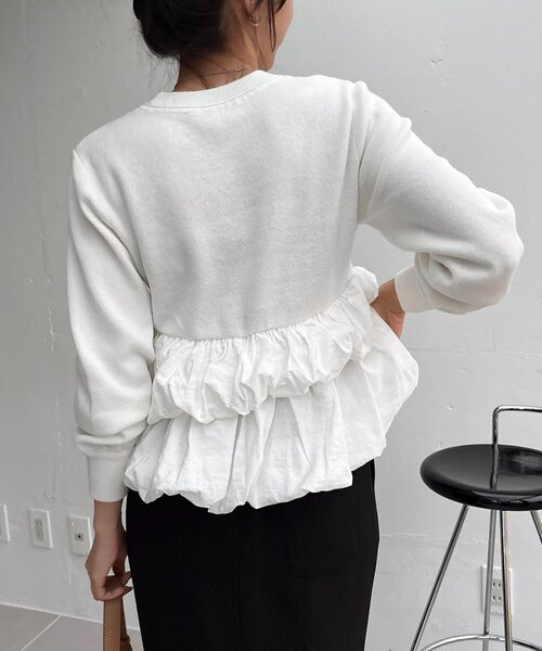 セール】バルーンティアードプルオーバー（ニット/セーター