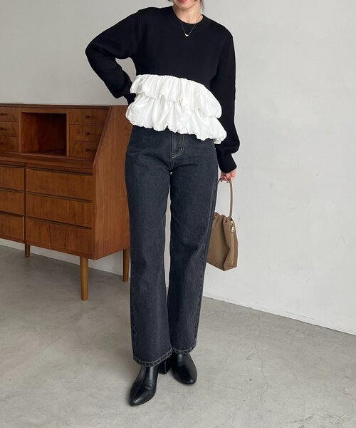 セール】バルーンティアードプルオーバー（ニット/セーター