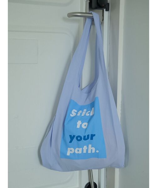 Ungrid（アングリッド）の「カラーロゴエコBAG（トートバッグ・レディース・イエロー/オレンジ/ブルー/グリーン/アイボリー・FREE）」の3枚目の写真