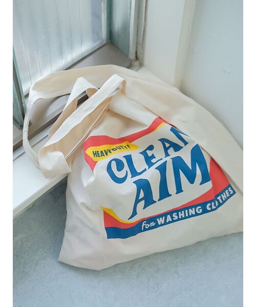 Ungrid（アングリッド）の「カラーロゴエコBAG（トートバッグ・レディース・イエロー/オレンジ/ブルー/グリーン/アイボリー・FREE）」の7枚目の写真