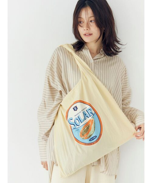 Ungrid（アングリッド）の「カラーロゴエコBAG（トートバッグ・レディース・イエロー/オレンジ/ブルー/グリーン/アイボリー・FREE）」の18枚目の写真