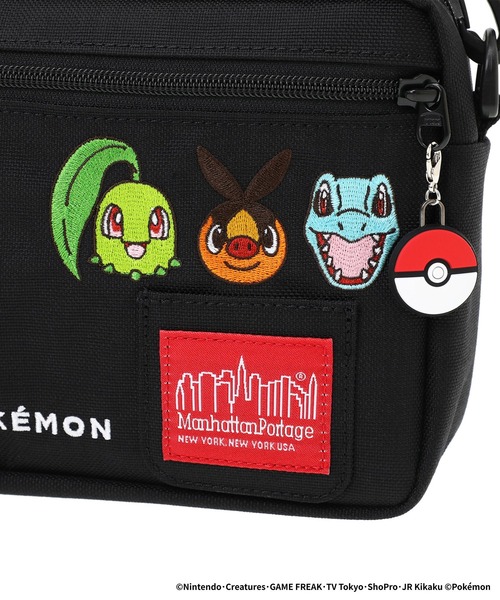 Manhattan Portage（マンハッタンポーテージ）の「JOGGER (L) JPN VER 2 Pokemon 25 ZA（ショルダーバッグ・メンズ・ブラック・X-SMALL）」の6枚目の写真